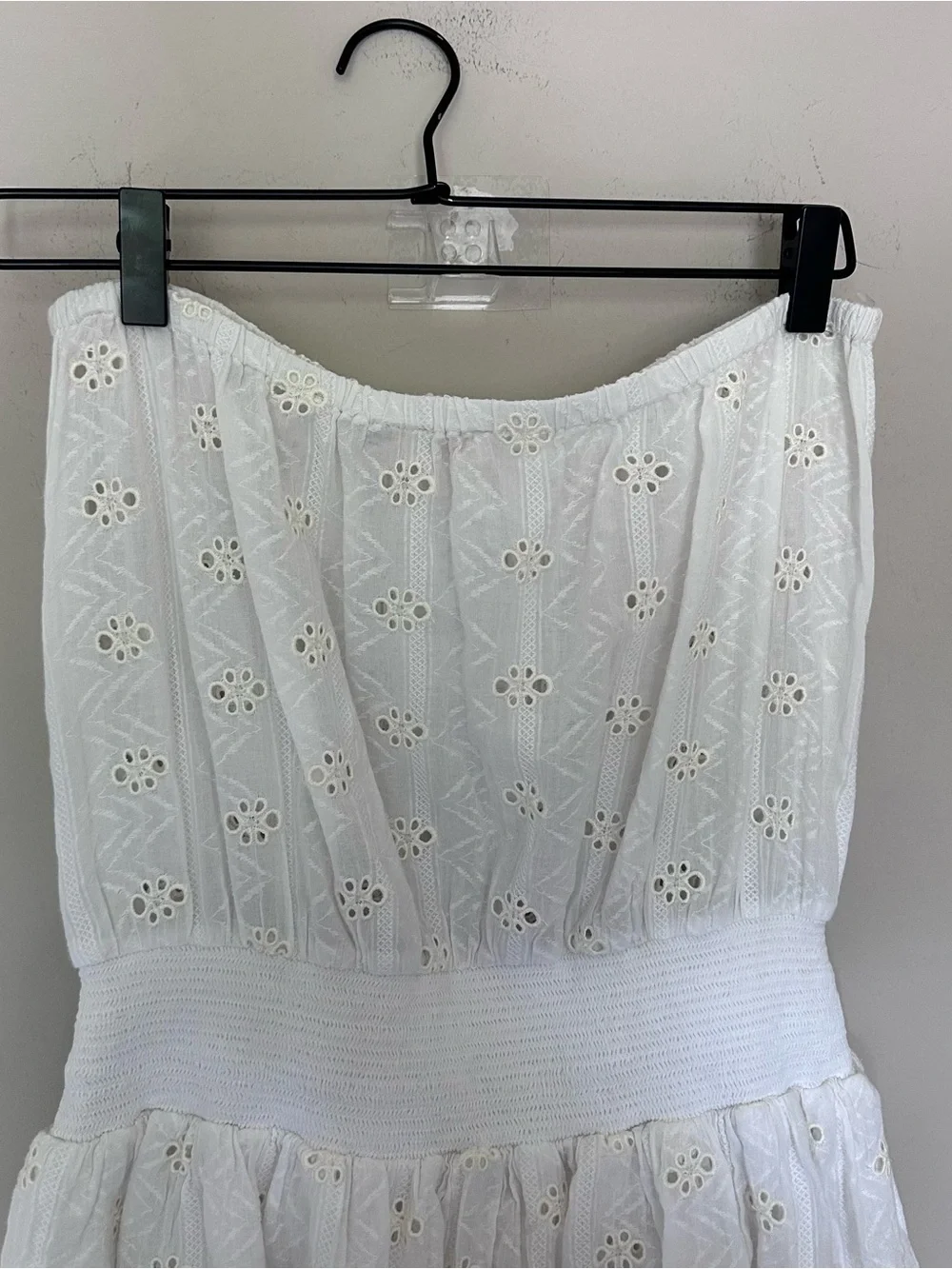 RAMY BROOK Strapless White Eyelet Romper - Picture 6 of 9
